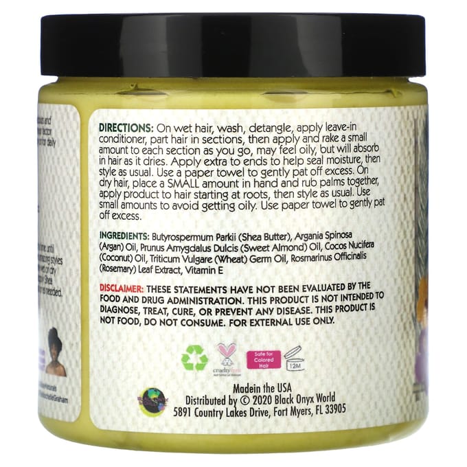 Alikay Naturals, Shea Yoghurt Haarmousse, 8 oz (227 gr) white