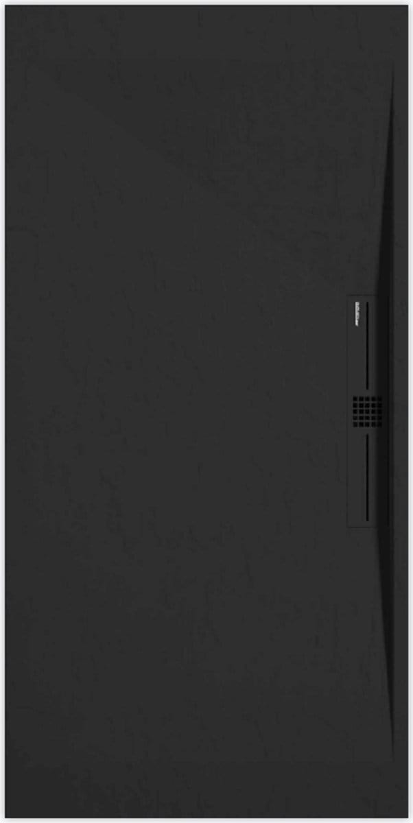 Sanifun douchebak Stone Side Black Slate 1300 x 800 P