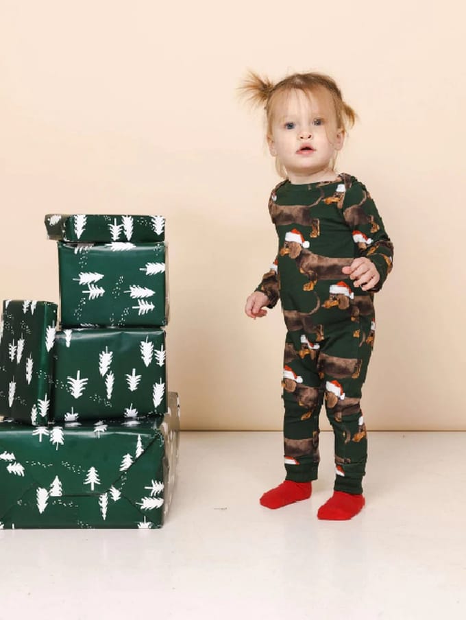 Snurk – Jumpsuit baby - James X-mas – Maat: 62