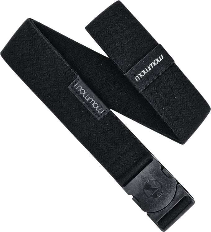 MowMow Elastische riem - Stretch - 105 cm - Heren - Dames - Zwart