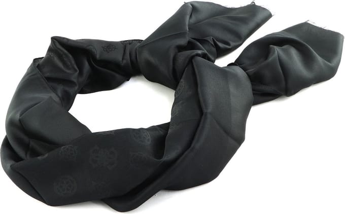 GUESS Sjaal Scarf 80X180 Black Zwart