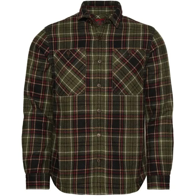 Superdry - The Merchant Store - Gewatteerd overshirt - Heren - Lange mouwen shirts