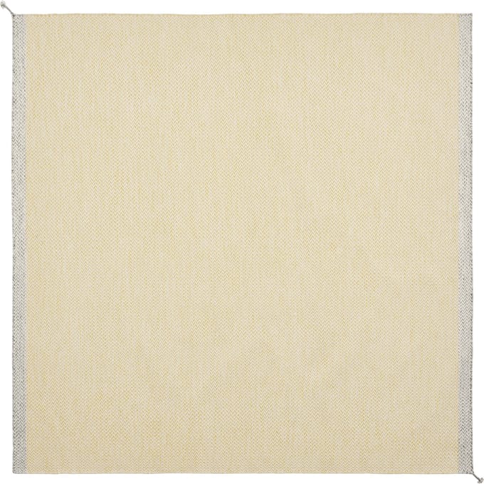Muuto Ply vloerkleed - geel - 240 x 240 cm