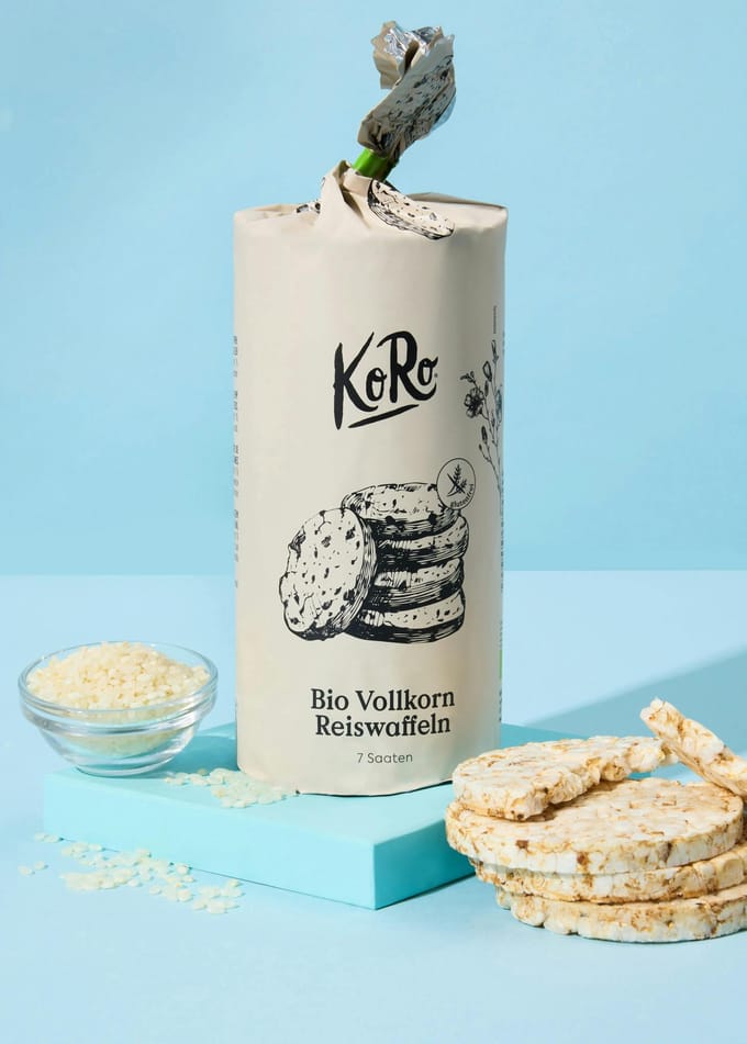 Bio volkoren rijstwafel 7 zaden 120 g