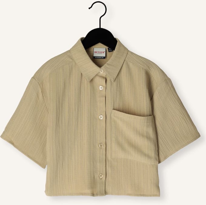 Retour Olivia Meisjes - Jurken - Beige - Maat 116