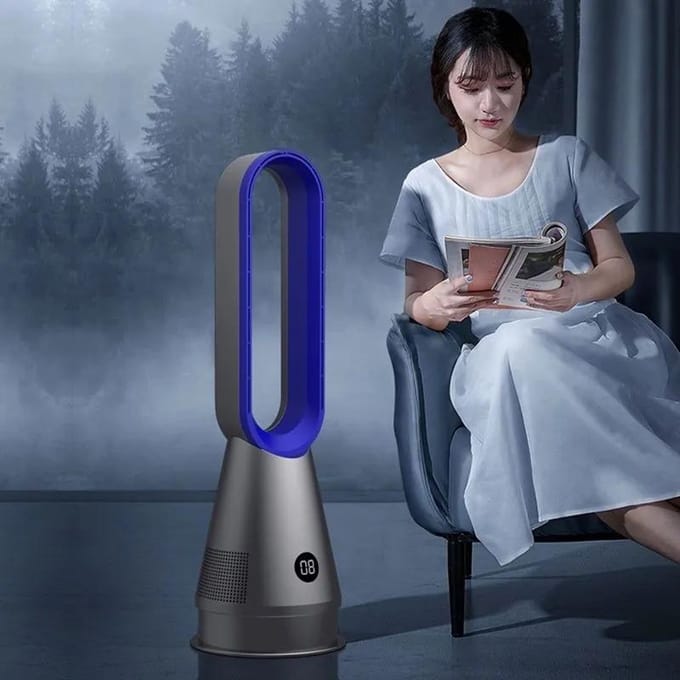 Xiaomi Vloerventilator Vloerventilator Modengo, donkergrijs, blauw blauw