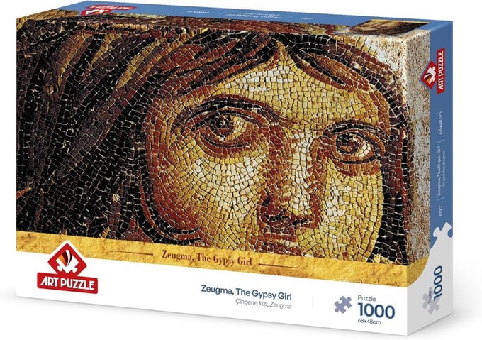 1000 Delige Legpuzzel Kunstwerk Mozaïek Meisje van Zeugma
