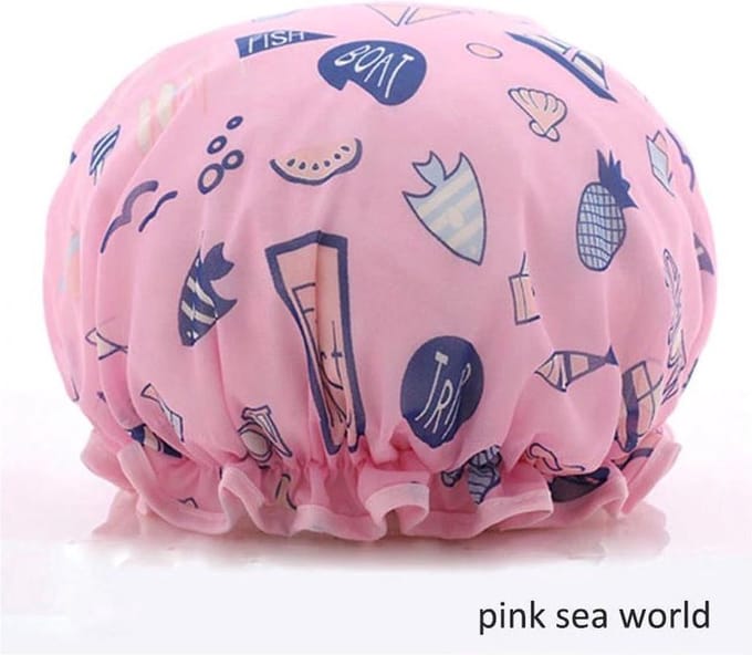 Jumada's - Dikke Douchemuts - Shower Cap - Dubbele Laags - Haarbedekking tijdens douchen - Douchecap Badkamer Accessoires