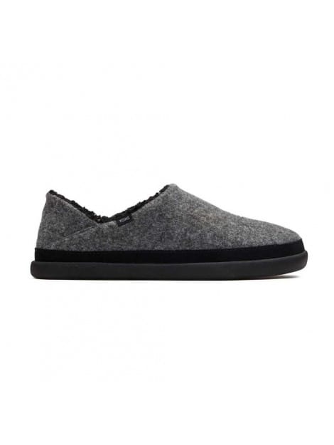 Toms Ezra smoke grey repreve two tone felt 10016808 pantoffel