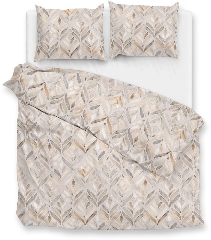 Zohome Lupe Dekbedovertrek - Extra breed - 260x200/220 cm - Natural