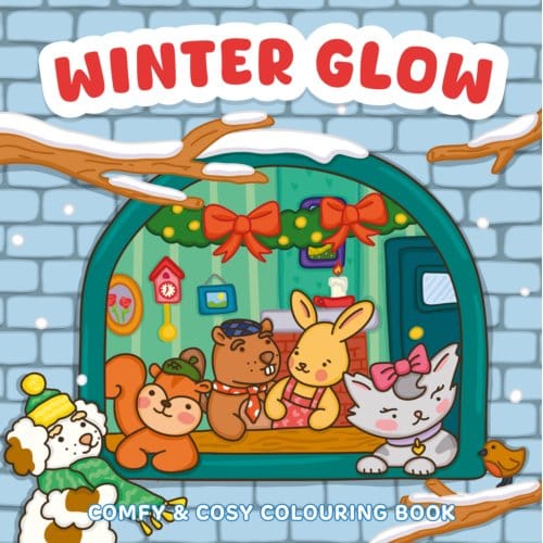 Winter Glow - Comfy & Cosy Colouring Book