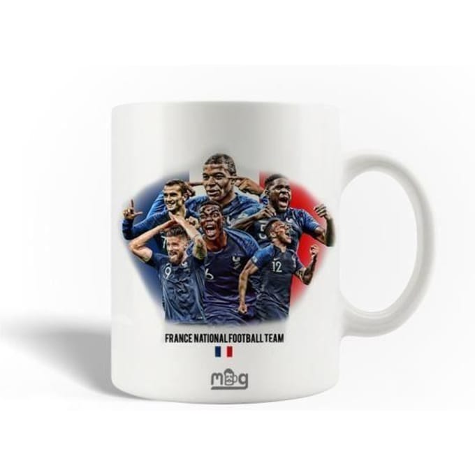 Mug en Céramique Kylian Mbappé France Foot Paris Saint Germain PSG
