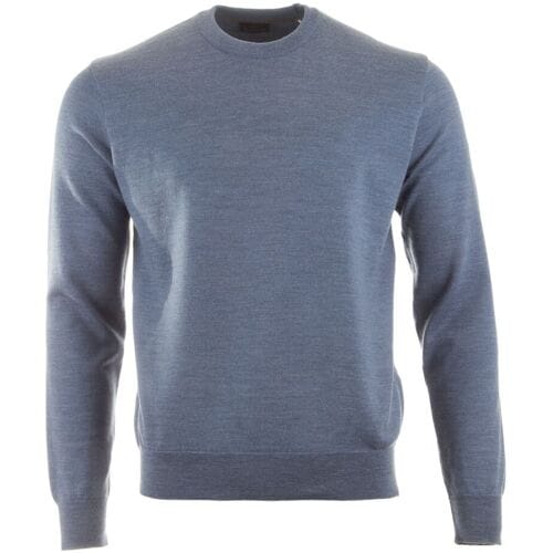 Paul & Shark Trui Shark Tag Summer Wool Crewneck Infinity Blue / male