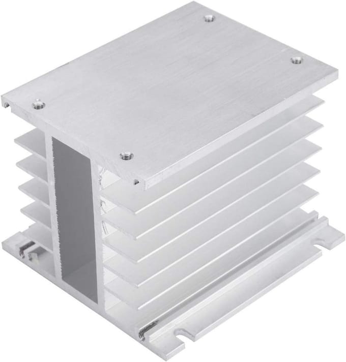 Driefasige aluminiumlegering koellichaam voor solid-state relais