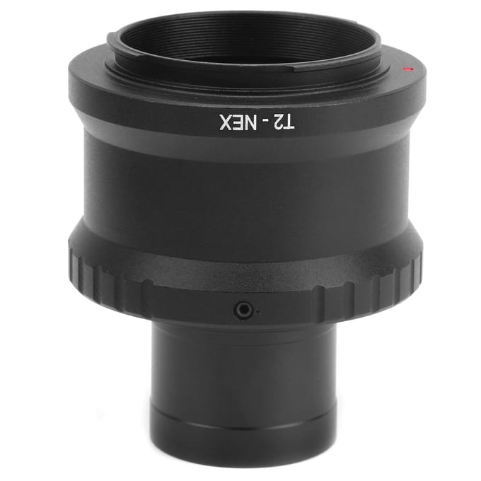 1,25 inch Astronomische Telescoop T-Mount Buisring Adapter voor E-Mount Spiegelloze Camera black