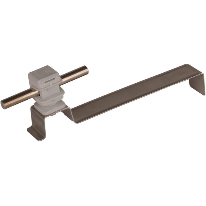 Dehn Dakdoorvoerhouder Stst/Plastic Grijs H 16mm Voor Rd 8mm - 204359