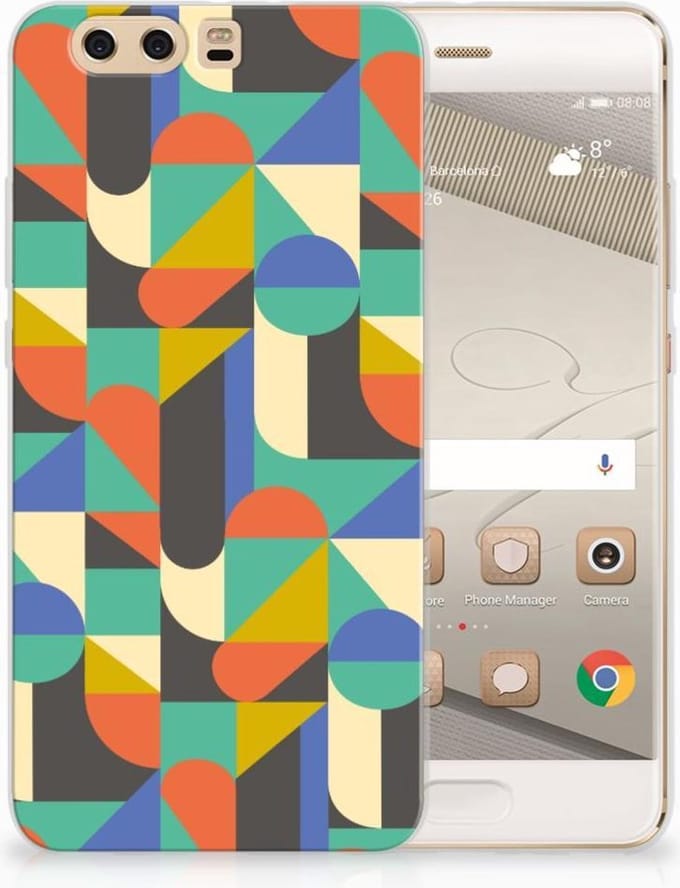 Huawei P10 Plus TPU bumper Funky Retro