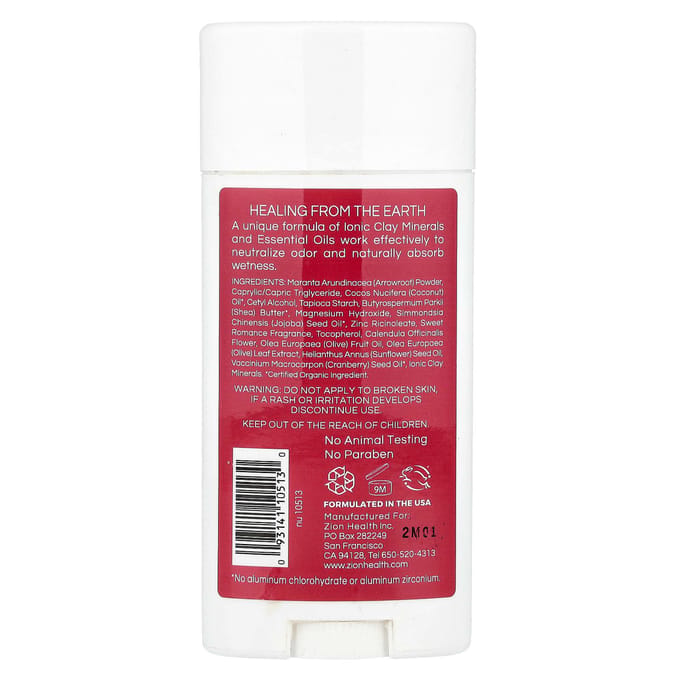 Glide, Claydry Deodorant, Sweet Romance, 80G(2.8oz) pink
