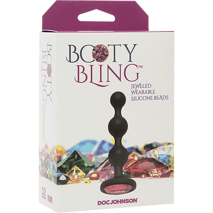 Doc Johnson - Booty Bling - Booty Bling - Wearable Silicone Beads - Pink