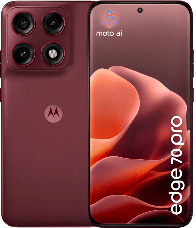 motorola - edge 70 pro - 8/256GB - PANTONE Zinfandel