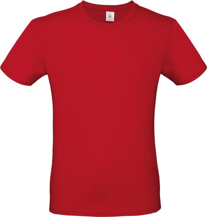 Classic E150 T-shirt B&C Collectie Deep Red Maat S