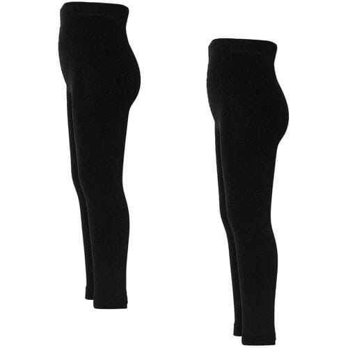 Heatkeeper Thermobroek kinderen - 2-Pack - Maat 98 - Zwart - Thermobroek met tailleband