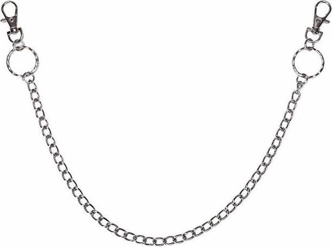 Fako Bijoux® - Sleutel/Broek/Portemonnee Ketting - 48cm - Zilverkleurig