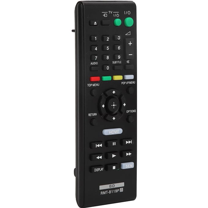 Vervangend onderdeel afstandsbediening geschikt voor Sony DVD-speler BDPS5100 BDPS490 BDPS590 black