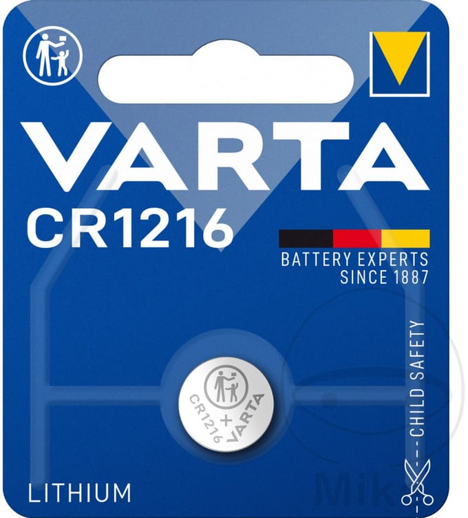 Varta CR1216 Lithium knoopcel batterij 3V - Per 1 stuks