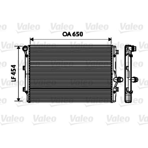 Radiator, motorkoeling VALEO 734333