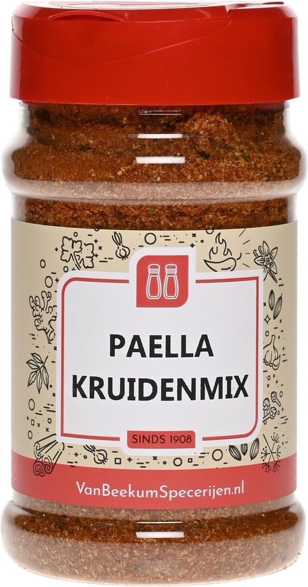 Van Beekum Specerijen - Paella Kruidenmix - Strooibus 200 Gram