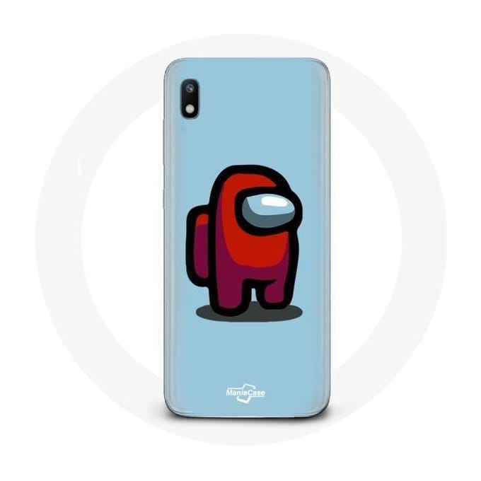 Coque - Samsung - Galaxy A10 - Souple - Bleu - Motif Among Us bleu