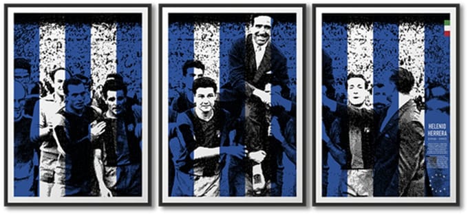 Helenio Herrera poster set