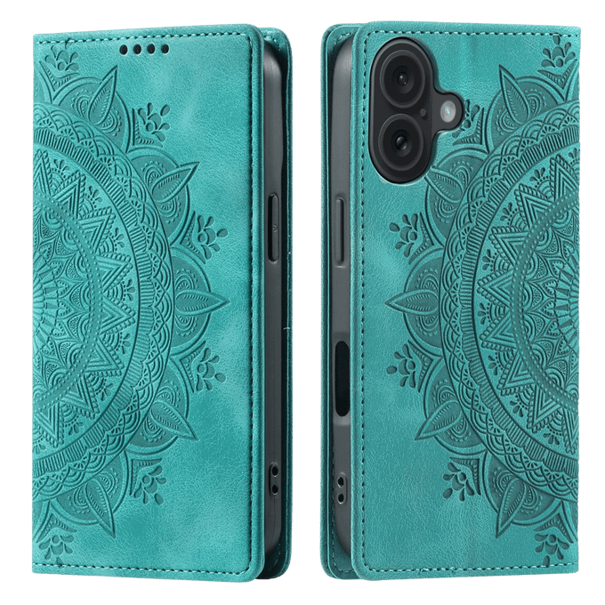 Comfycase Apple iPhone 17 Soft Mandala Bookcase Groen