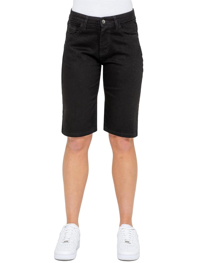 Enzo | Lange Denim Shorts voor dames