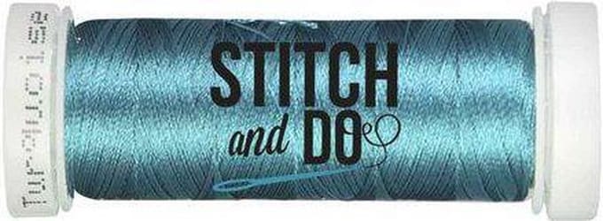 Turquoise Linnen Garen Stitch & Do
