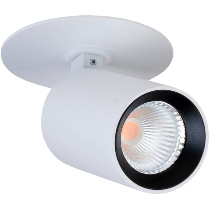 The Light Group SLC LED inbouwspot Art, 1-lamp, wit, 2.700 K, aluminium