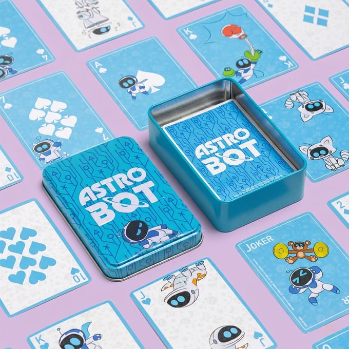 Paladone Astrobot Playing Cards in Tin