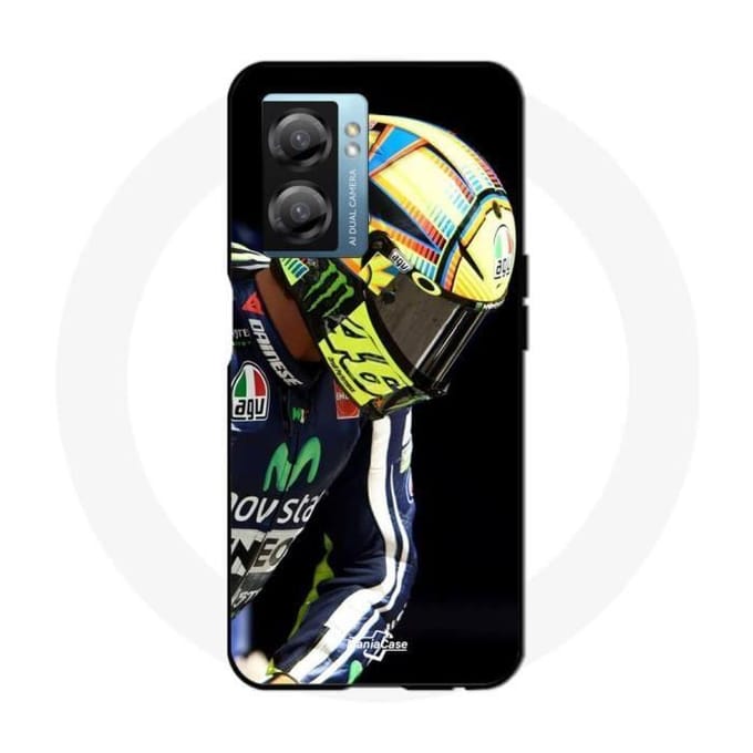 Coque - Maniacase - V23 - Valentino Rossi - Souple - Noir