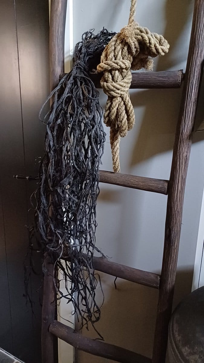 Couronne Browny raffia bundel zwart