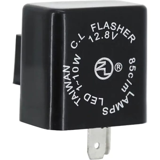 Universele knipperlichtunit met 2 aansluitingen voor LED-knipperlichten P2R 12V