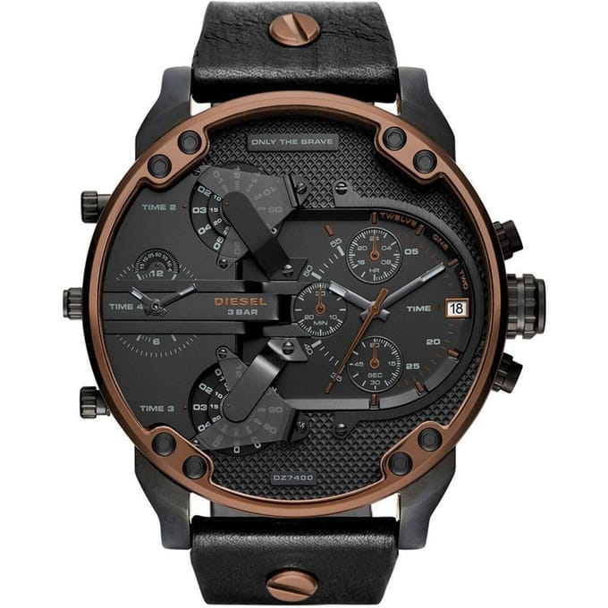 Diesel DZ7400 Herenhorloge 57mm zwart