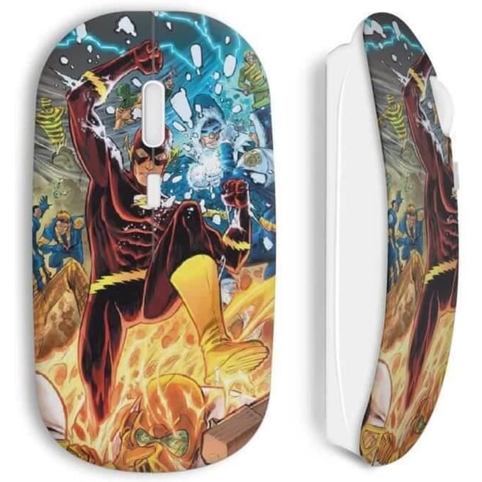 Draadloos flash-muis Marvel Comics-ontwerp