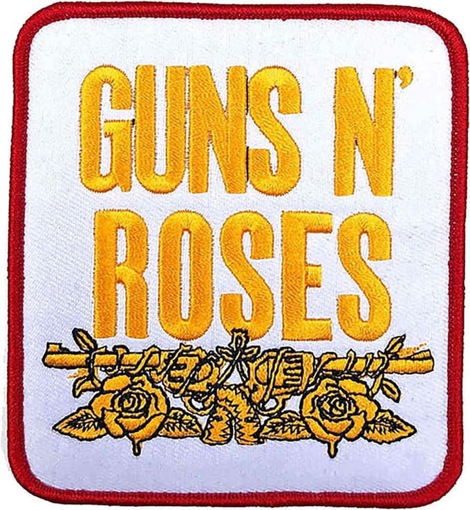 Guns N' Roses - Stacked White Patch - Multicolours