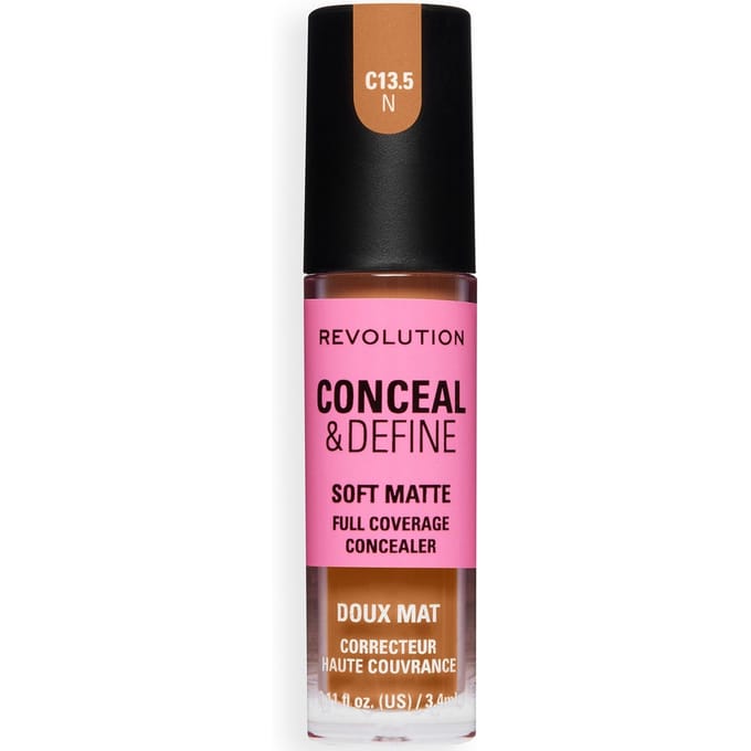 Revolution Conceal and Define Full Coverage Concealer (Various Shades) - C13.5N
