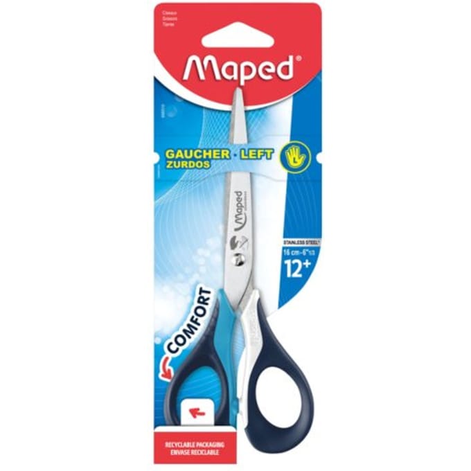 Schaar Maped Sensoft 16cm links assorti