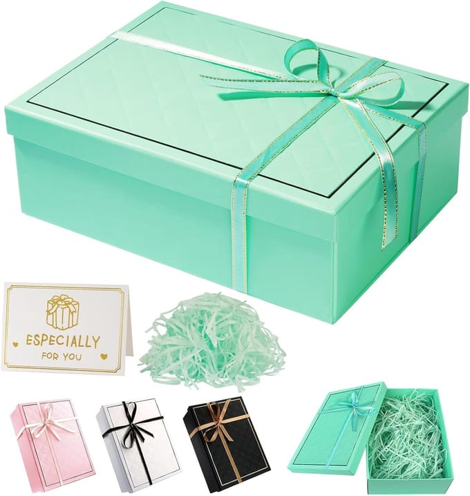 Luxe geschenkdoos 25x18x8,5 cm - herbruikbaar, geschikt voor diverse gelegenheden.