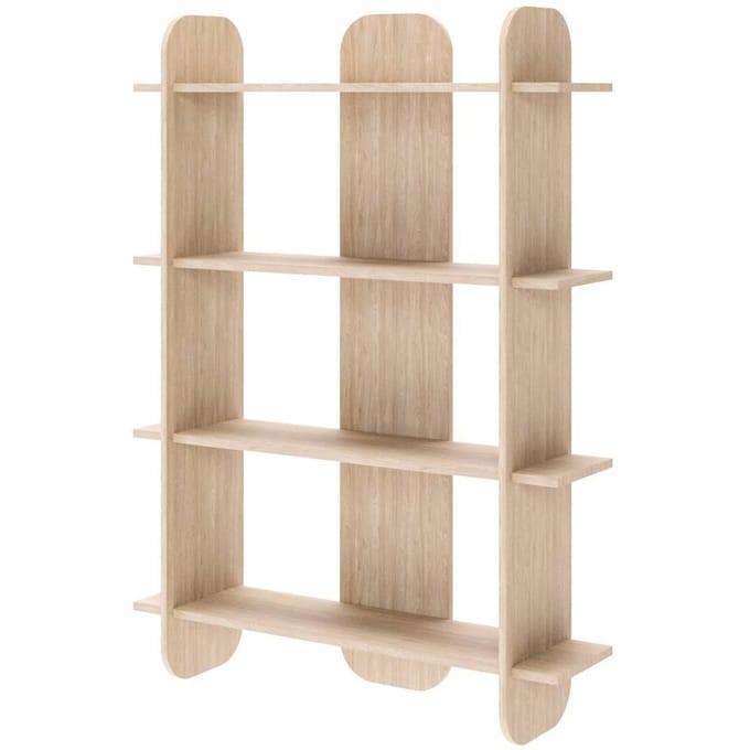Selsey Livio - Boekenkast met vier planken 107 cm - Eik