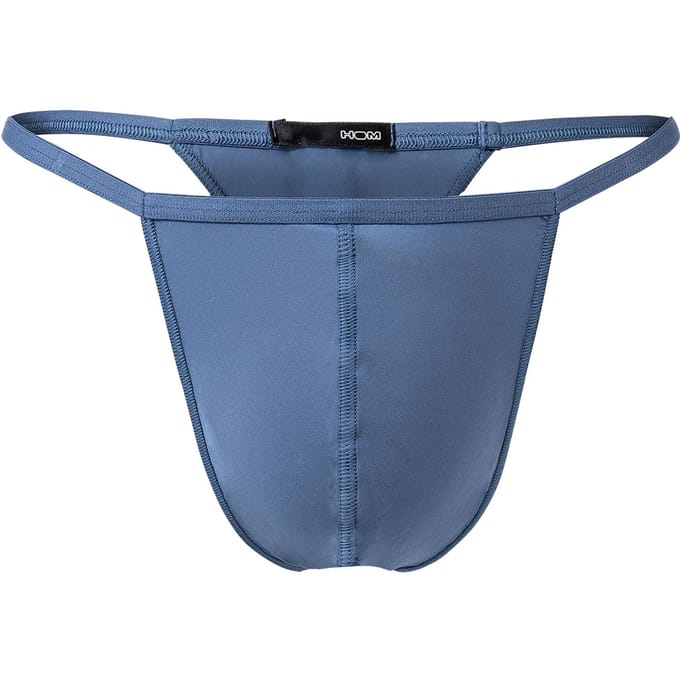 HOM Plume g-string (1-pack) - heren string - midden blauw