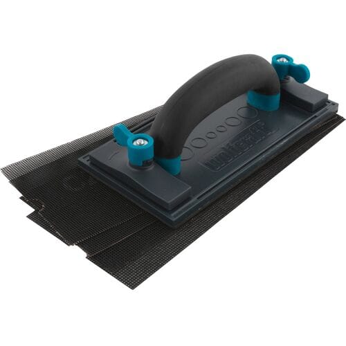 wolfcraft - Schuurblok SET - Handschuurblok inclusief Schuurpapier - 8722000